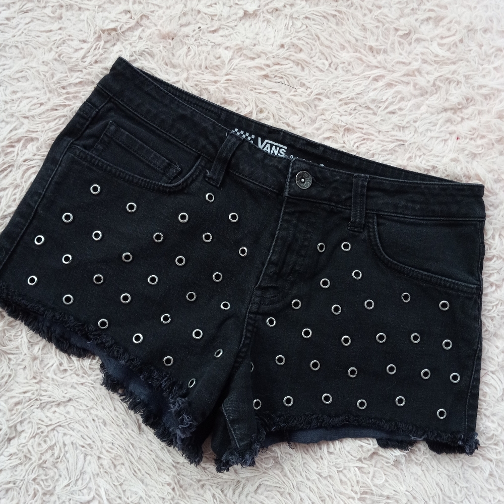 Vans custom Mothman grommetted RAGE shorts! Ooak gear! - Picture 1 of 6